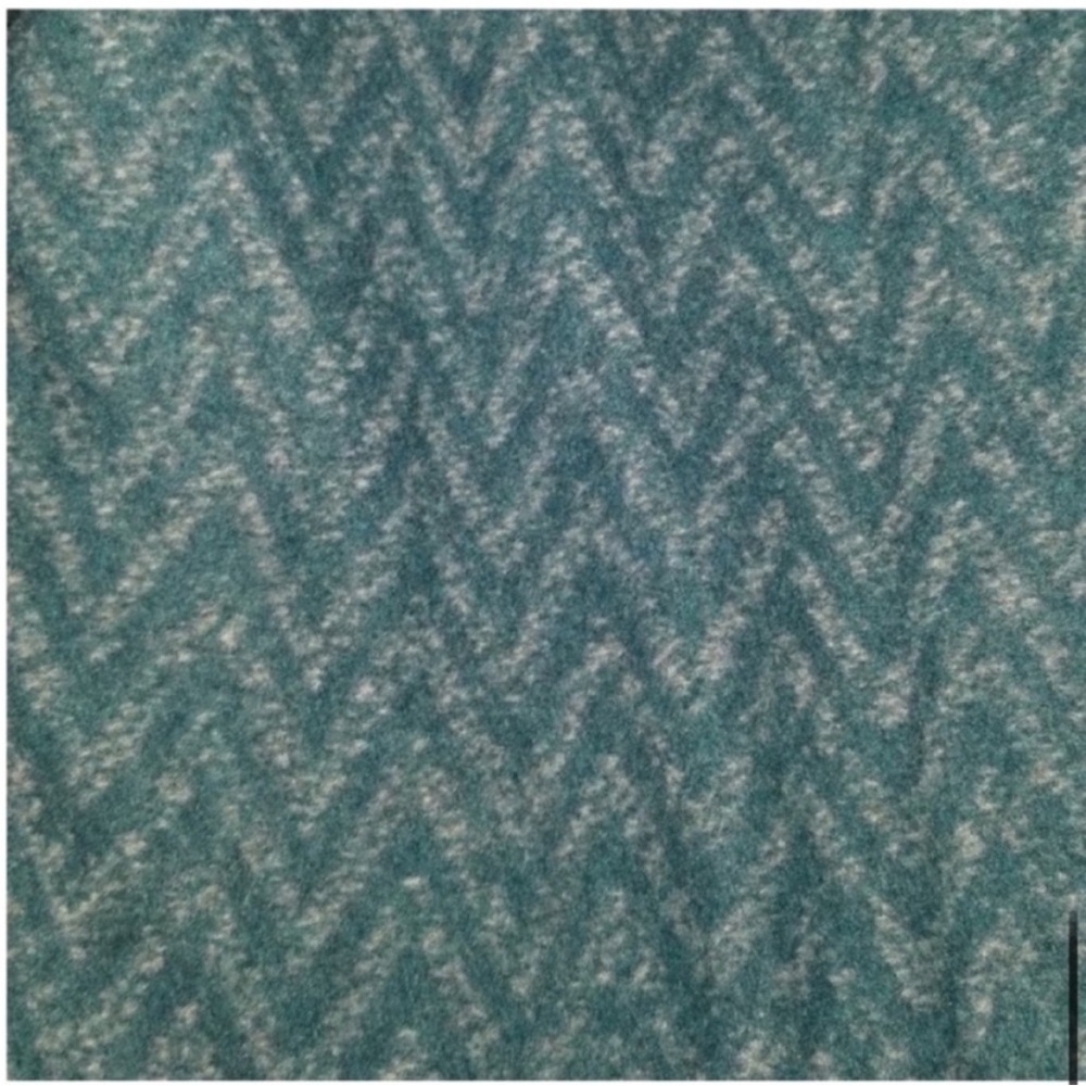 Prana Lily Wool Deep Teal Chevron wool blend coat extra small XS - Picture 9 of 9